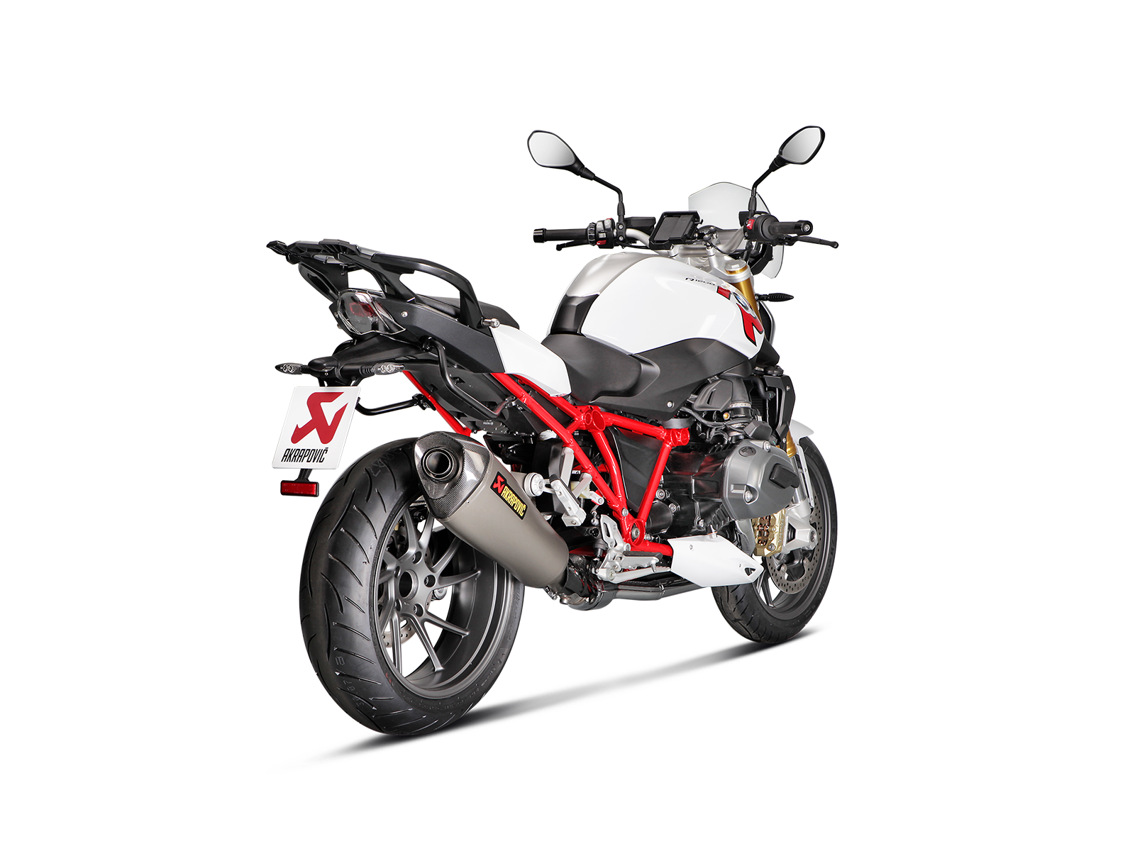 BMW R1200R（SOHC） Akrapovic マフラー Akrapovic Slip-On Exhaust BMW R1200R / R1200RS Titanium Carbon