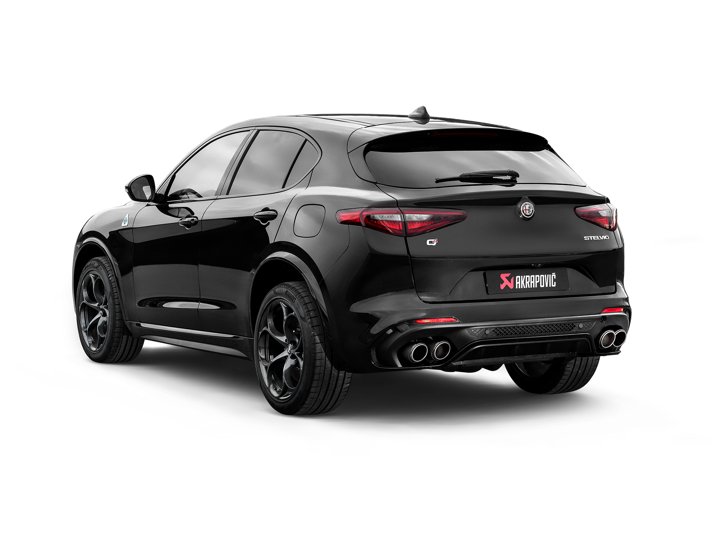 Akrapovič Slip-On Line (Titanium) – Alfa Romeo Stelvio Quadrifoglio számára – S-AR/TI/6H