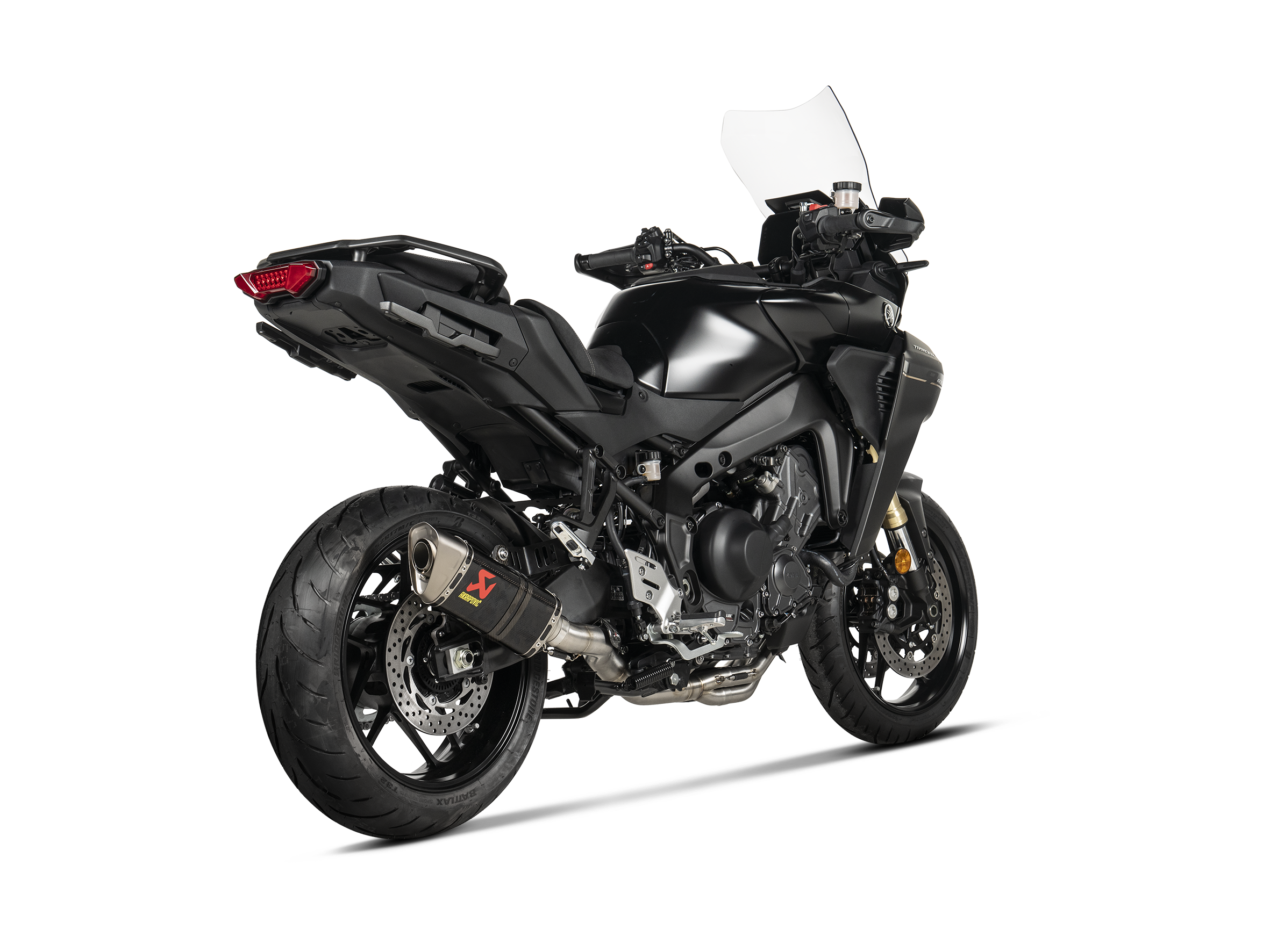 トレーサー9GT AKRAPOVIC カーボンマフラー ヤマハ Tracer 9 GT レーシングライン フルエキ チタン マフラー